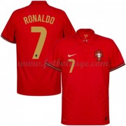 Billiga Fotbollströjor Portugal EM 2020 Cristiano Ronaldo 7 Hemmatröja..